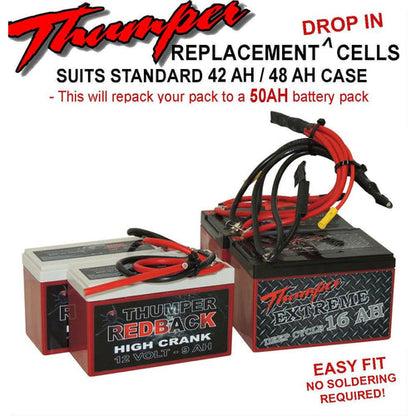 THUMPER BATTERY PACK REPLACEMENT BATTERIES